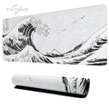 Mouse Pad Gaming Black And White Gray Art Aesthetics XL Large New Mousepad XXL MousePads Non-Slip Soft Computer Table Mat