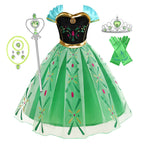 Girl Vestidos Costume Kid Dress Halloween Cosplay Children Birthday Carnival Party Dress Up 2-10 Year
