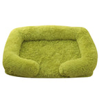 Dog Bed Dog Plush Pet Bed Winter Thickened Pad Dog Sleeping Bed Sofa Removable Pad Dog Small Large Dog Square Kennel