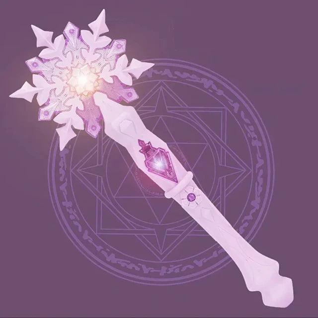 Princess Snowflake LED Magic Wand Toy