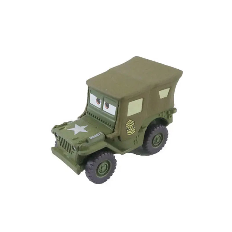 Pixar Cars Scarcity Version Lightning McQueen Curz Ramirez Tex Dinoco Sarge Metal Diecast Vehicle Model Toys Kid Boy Gift