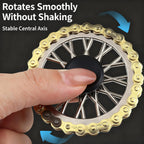 Metal Gear Bike Chain Fidget Spinner Flywheel Stress Relief Toy