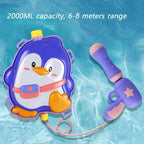 Cartoon Backpack Water Gun for Kids Summer Outdoor Water Play Toy