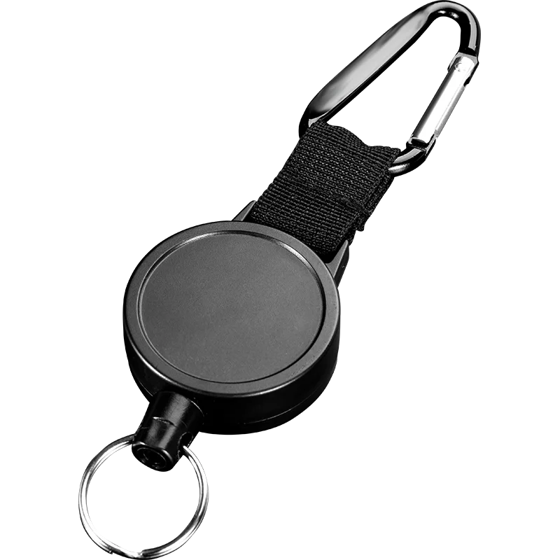 Stainless Steel Retractable Tactical Key Holder for Outdoor Use