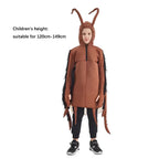 Adult Kid Play Halloween Costumes Unisex Funny Outfit Party Props Costumes One Piece Clothing Cosplay Cockroach Clothing 2024