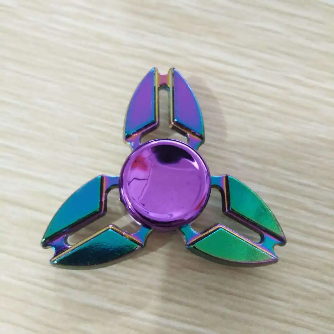 Rainbow Metal High-Speed Fidget Spinner