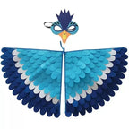 Kids Bird Cosplay Costume Wings Cape with Mask – Animal Outfit