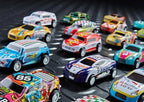 Mini Alloy Diecast Car Set – Pull Back Racing Toy Cars with Storage Box