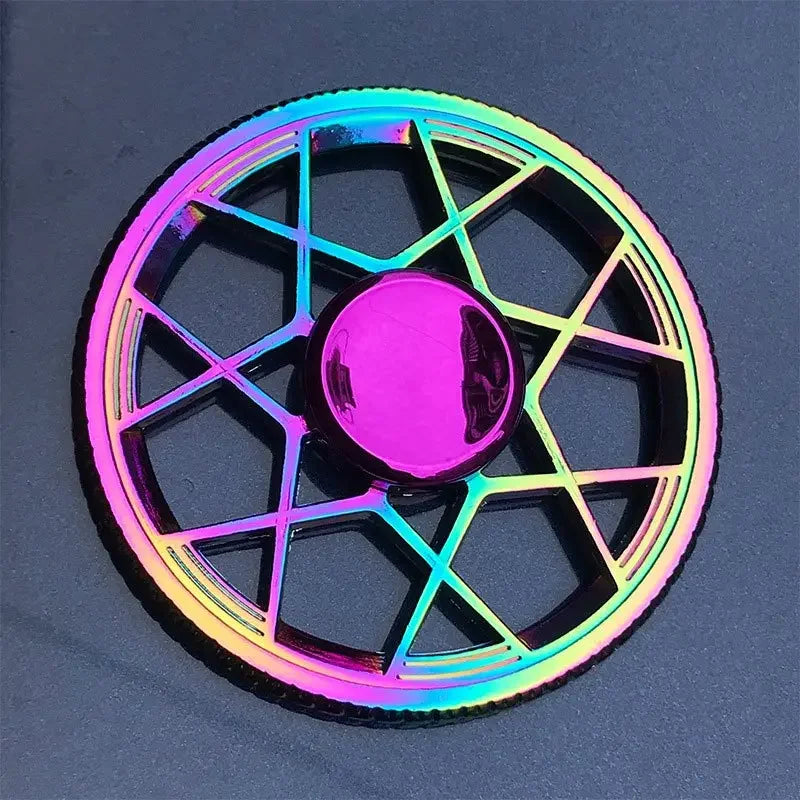 Colorful Metal Fidget Spinner – Stress Relief Toy