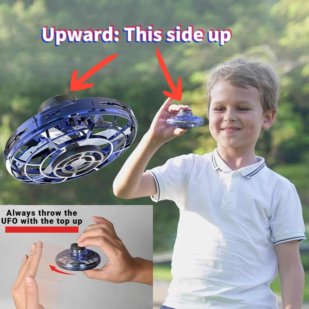 LED Flying UFO Spinner Hover Ball