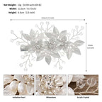 Pearl Flower Bridal Hair Comb for Women