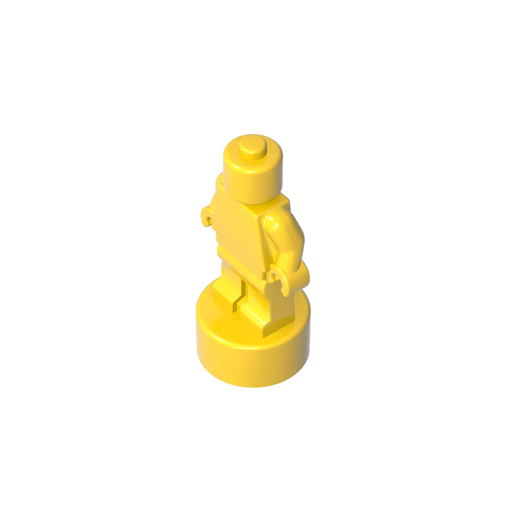 Gobricks GDS-M373 Minifig Trophy Statuette compatible with lego G90398 Assembles Building Blocks children's toys