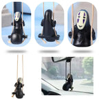 Funny Anime Car Ornaments Faceless Male Car Pendant Car Rearview Mirror Pendant Friend Birthday Gift Home Bag Decor Ornament