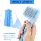 Dog Comb Pet Hair Removal Brush Cats and Dogs Special Comb Beauty Massage Self-cleaning Needle Comb Pet Supplies