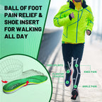 IFitna Plantar Fasciitis Relief Orthopedic Insole Flat Feet High Arch Support Metatarsal Pain Insert Men Wome Standing All Day