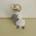 Funny Zebra Crochet Keychain Sheep Animal Bag Charm