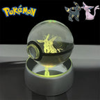Pokémon 3D Crystal Poké Ball LED Night Light Collectible Figure