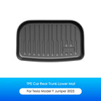 Heenvn For Tesla Model Y Juniper YL 2025-2026 Front Rear Trunk Mat Cargo Liner Waterproof Anti-slip TPE Pad Interior Accessories