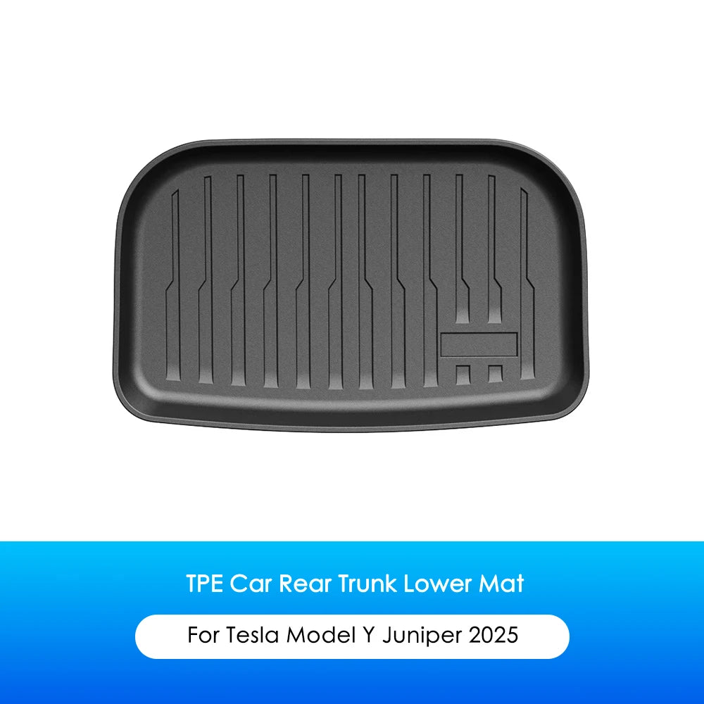 Heenvn For Tesla Model Y Juniper YL 2025-2026 Front Rear Trunk Mat Cargo Liner Waterproof Anti-slip TPE Pad Interior Accessories