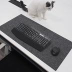 XXL Large Wool Felt Gaming Mouse Pad Computer Desk Mat Non-slip Laptop Keyboard Desk Pad Office Desk Accessories