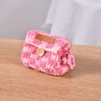 Cute Crochet Mini Coin Bag Keychain Storage Charm