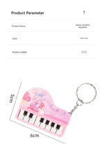 Mini Desktop Piano Keychain Musical Toy for Kids and Music Lovers