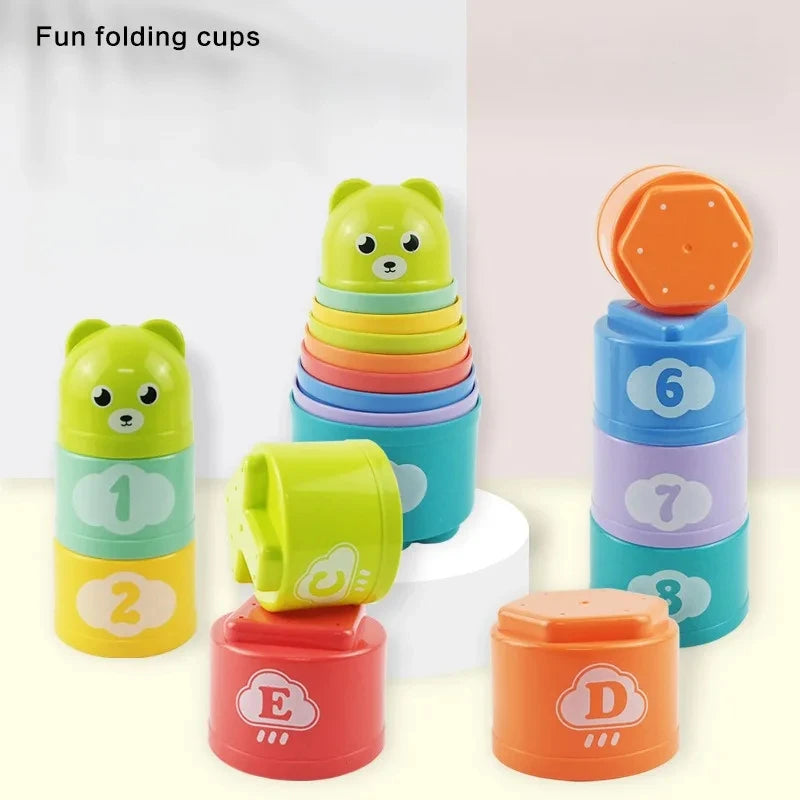 Kid Brain Response Speed Stacking Cup Game