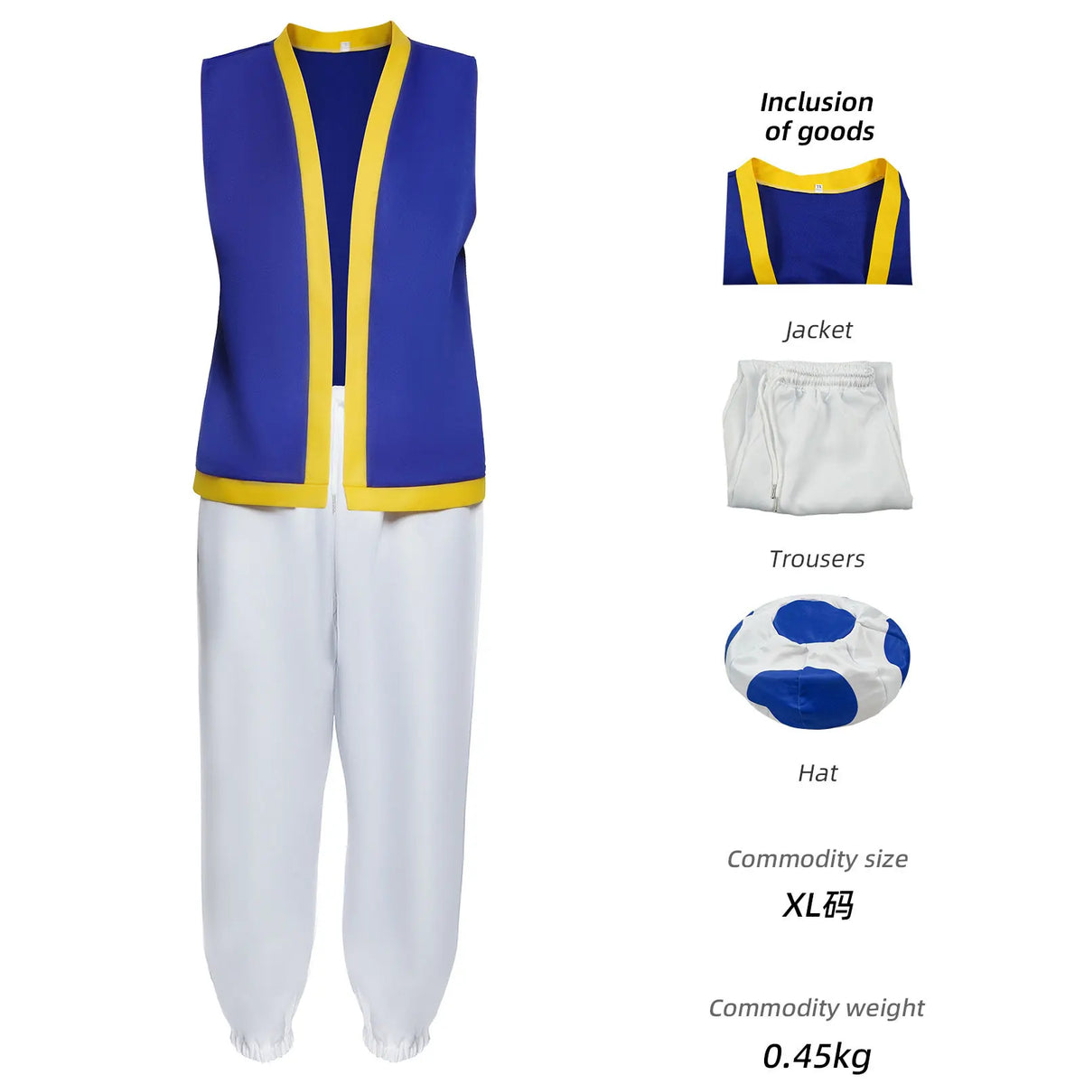 Halloween Mushroom Character Cosplay Costume Cartoon Toadstool Party Outfit