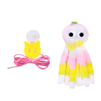Fashion Hanging Sound Octopus Cat Toys to Relieve Boredom and Self-Exciting Plush Octopus Elastic Rope Teasing Cat Stick Pet Toy