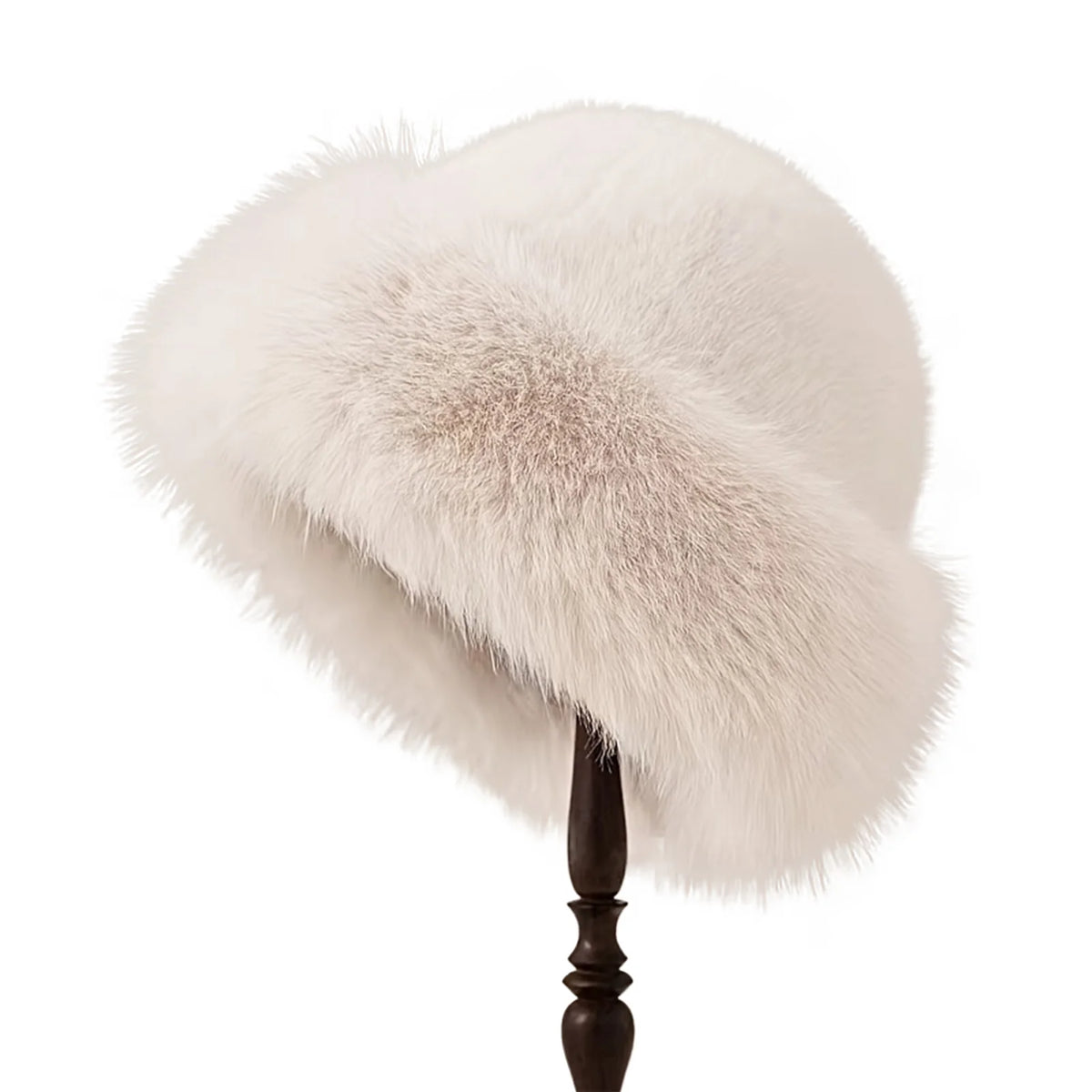 Plush Warm Mongolian Fur Winter Hat with Ear Protection