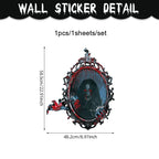 3D Floor Wall Stickers Scary Ghost Halloween Removable Interior Decoration Scary Atmosphere Bar Party Spooky Decoration Props