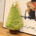 Christmas Tree Plush Toy Pillow – Cute Festive Stuffed Cushion