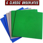 Classic Building Block Baseplate for Creative Construction Toy Sets