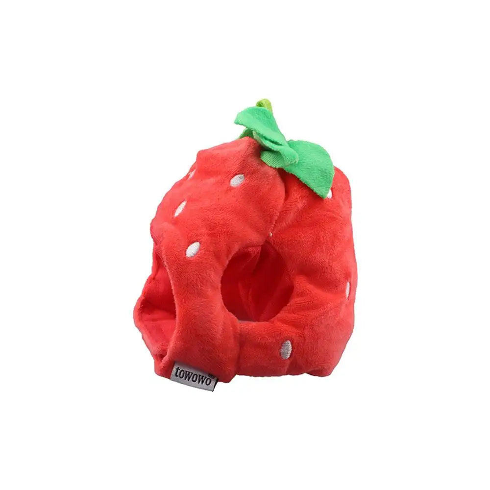 Cute Watermelon Cat Hat Orange Shape Avocado Dog Cosplay Hat Soft Comfortable Cat Headwear Birthday Party