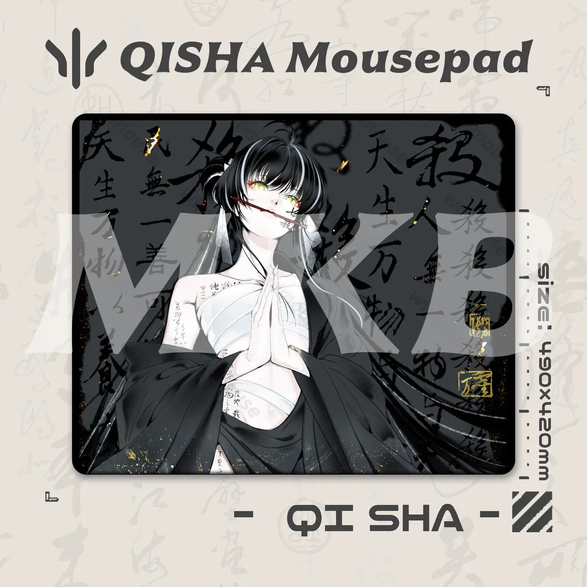 WLMOUSE Seven Killed Mousepad QISHA- 【 Limited Number】Pad Seven Kill Esports Mousepad Slimflex Xsoft More Controllable Wanling