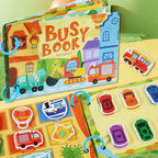 Montessori Busy Book for Kids Interactive Learning Activity Book