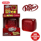 Dr Pepper x NeeDoh Nice Cube Squishy toy Stress Relief Toy Soft Squeeze Fidget Cube for Kids & Adults Anxiety Relief Sensory Toy
