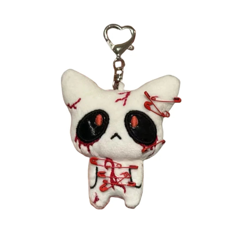 Halloween Horror Plush Keychain Creepy Monster Bag Charm Gift
