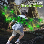 Electric Luminous Dinosaur Elf Wings Kids Toy, Glowing Wing Prop for Boys, Gift for Outdoor Party Festival Cosplay Holiday Decor