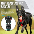 Adjustable No Pull Dog Harness Front Clip Reflective Comfortable Handle for Medium to Large Dogs Walking