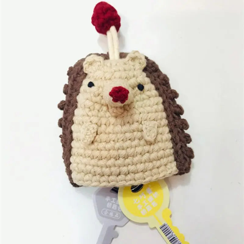 Cute Crochet Cactus Keychain Decorative Bag Charm