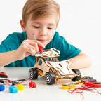 DIY Wooden Remote Control Car STEM Science Experiment Building Kit for Kids