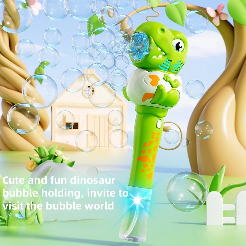 Cartoon Dinosaur & Giraffe Automatic Bubble Blowing Machine