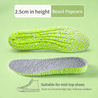 1 Pair EVA Material Invisible Height Increase Insoles For Shoes Breathable Shock Absorption Comfortable For Women Men