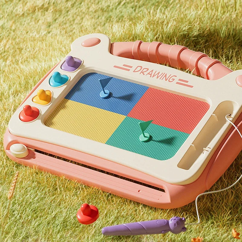 Cartoon Magnetic Drawing Board Montessori Writing Toy for Kids