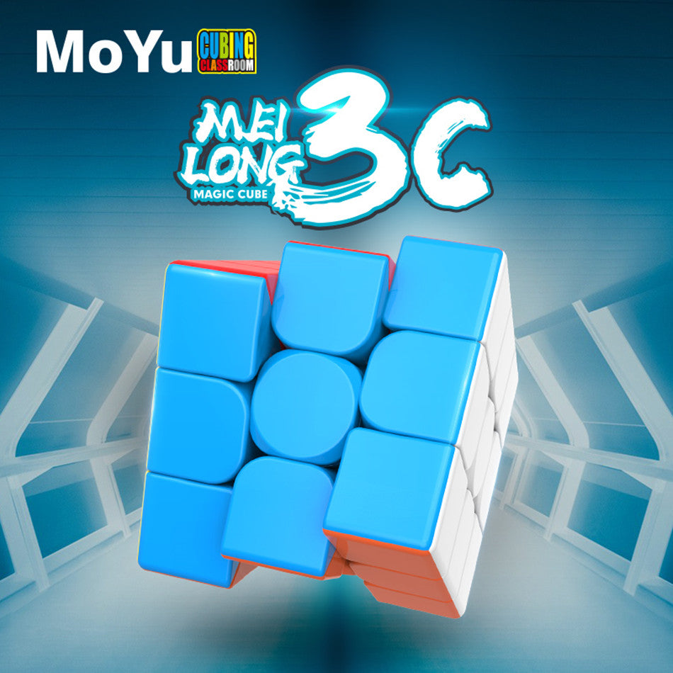 MoYu Meilong 3x3 Stickerless Speed Magic Cube Puzzle Toy