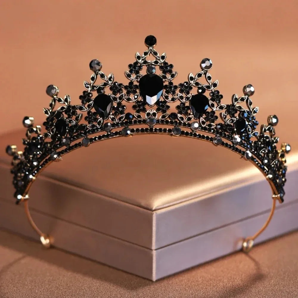 Large Crown Headband 2026 Fashion Birthday Party Accessory Retro Queen Hairband for Women Girls