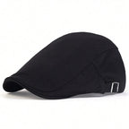 British Newsboy Flat Cap for Casual Vintage Outdoor Style