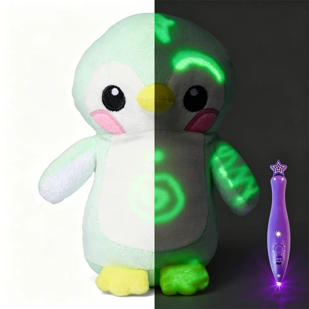 @HOT 2026 NEW Luminous Baby Plush Doll Night Light Painting Soothing Children's Toy Gift Bedtime Accompanying Travel Doll