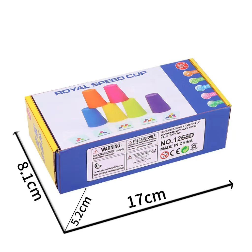 Montessori Mini Stack Cup Color Matching Game